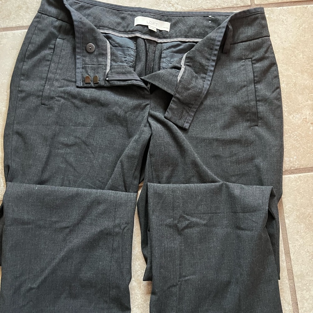 Loft women’s gray dress pants